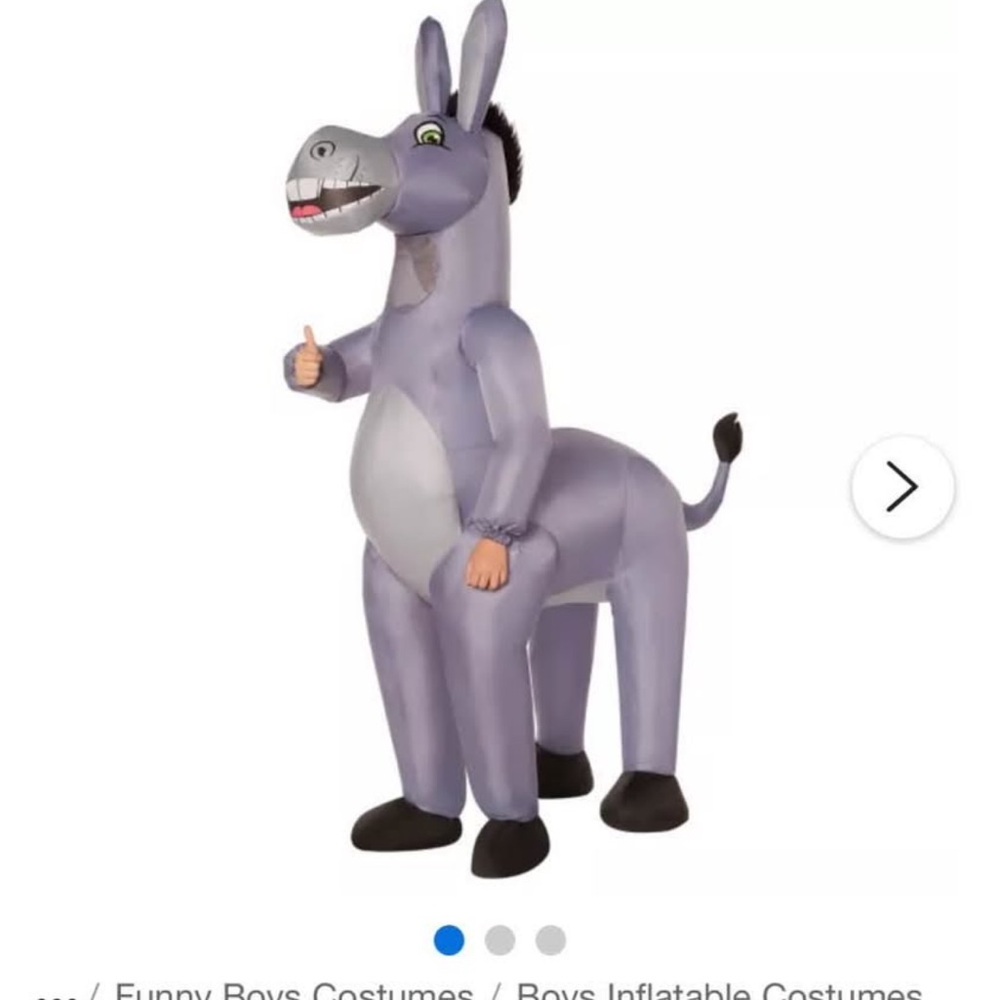 Inflatable Donkey Costume for Kids from spirit Halloween